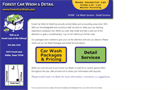 Desktop Screenshot of forestcarwash.com