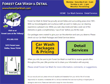 Tablet Screenshot of forestcarwash.com